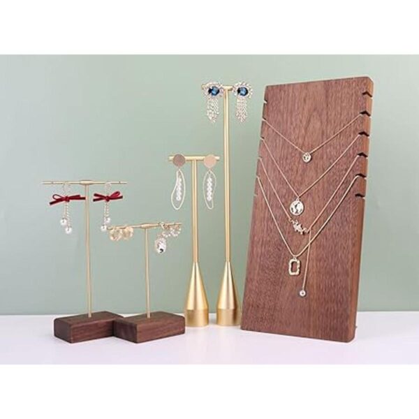 GemeShou Soporte de exhibición de aretes colgantes de