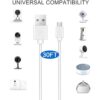MOYEEL Cable de extensión de alimentación de 30 pies para