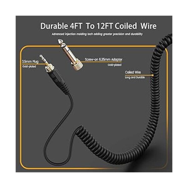 HD598 Cable auxiliar en espiral de repuesto para_3