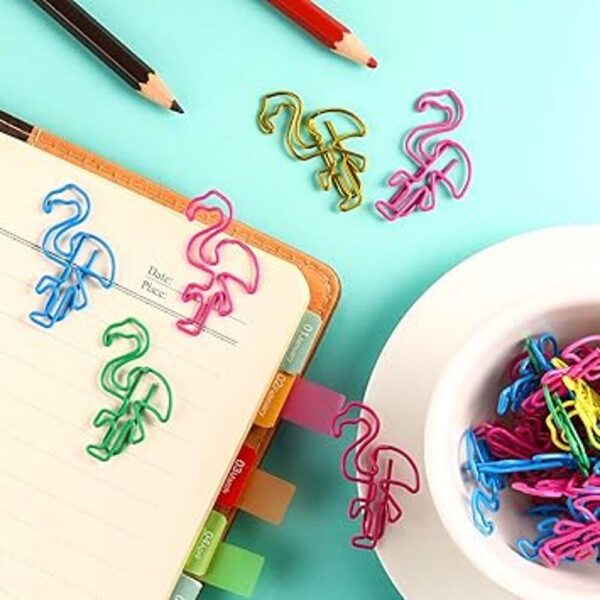 Frienda 105 clips de papel multicolores para suministros_5