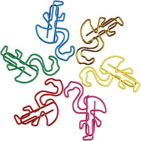 Frienda 105 clips de papel multicolores para suministros_2