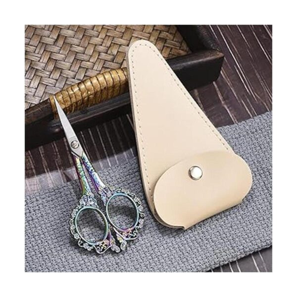 HITOPTY Tijeras bordadas 4.5 pulgadas punta puntiaguda