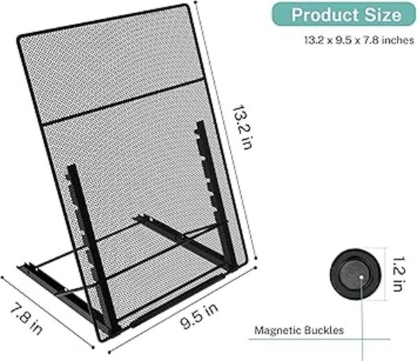 MaxGear Soporte de documentos de escritorio para escribir_6