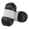 Clisil 764 yardas Negro Metálico Hilo Plata Oro Glitter_1