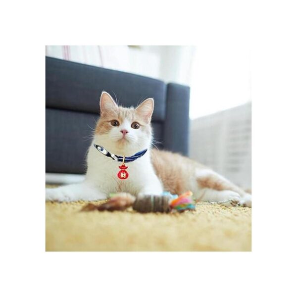 HACRAHO Collar de gato con campana 1 paquete de 1 collar