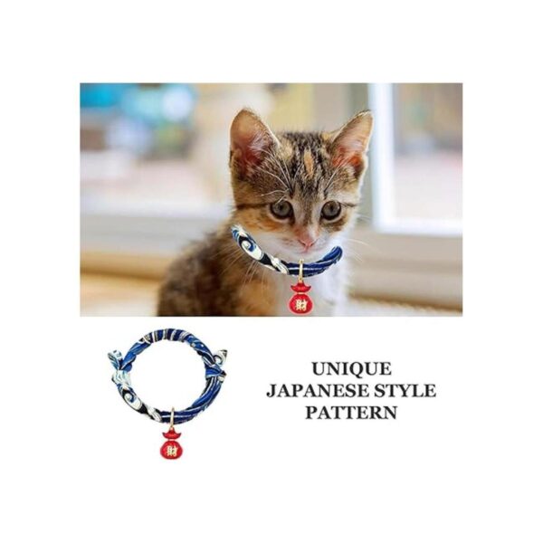 HACRAHO Collar de gato con campana 1 paquete de 1 collar