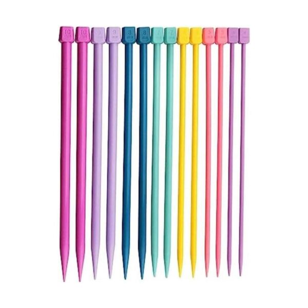 ITROLLE Agujas de tejer 14 unidades 0.157 in 0.197 in_1