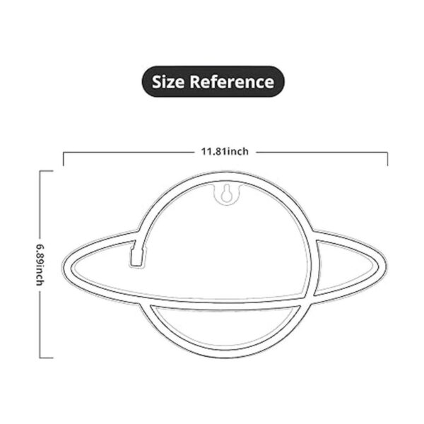 Lumoonosity Planet Neon Sign LED Planet Light LED Neon_6