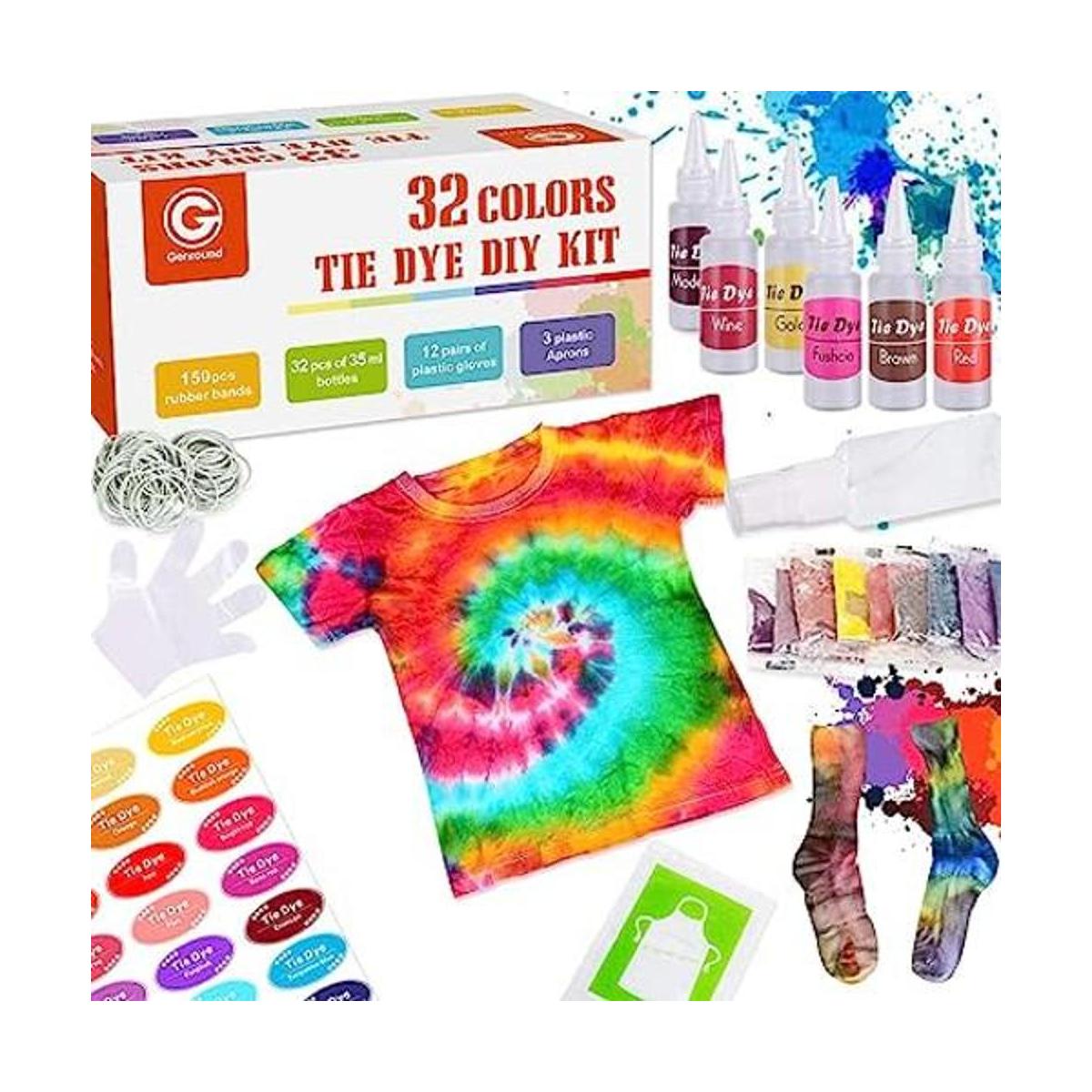 Genround Kit de teñido anudado para bricolaje kit de