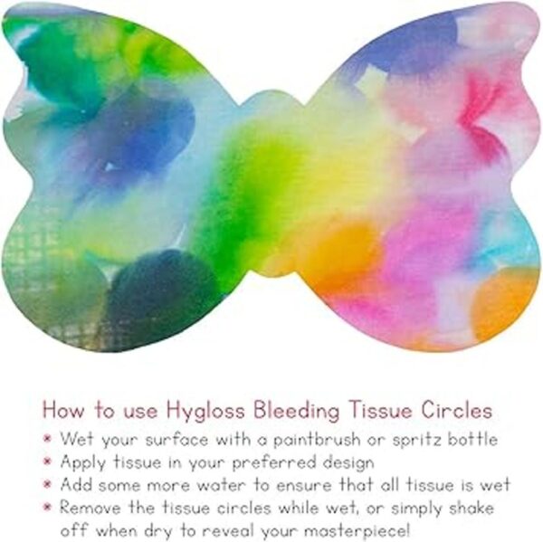Hygloss Products 88048 Círculos de tejido sangrante de 2_4