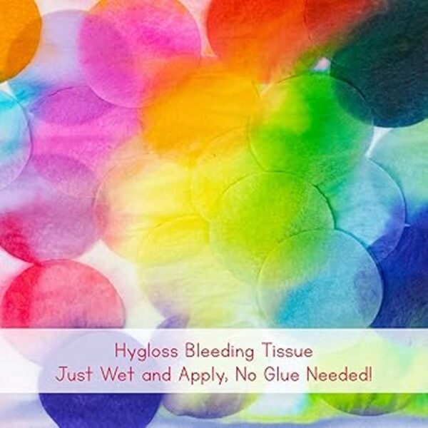 Hygloss Products 88048 Círculos de tejido sangrante de 2_3