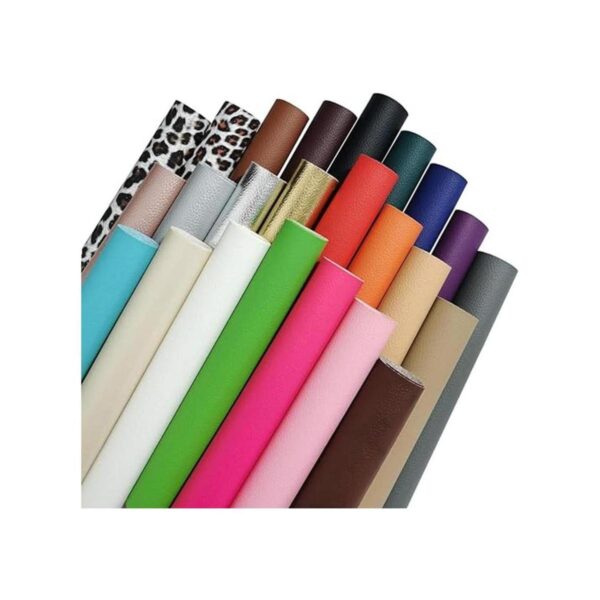 OZXCHIXU 24 hojas de cuero sintético 24 piezas de colores