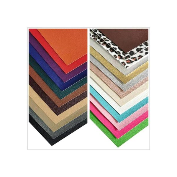 OZXCHIXU 24 hojas de cuero sintético 24 piezas de colores