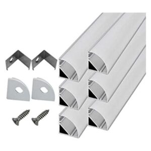 HAMRVL Paquete de 6 sistemas de canal de aluminio LED de_1