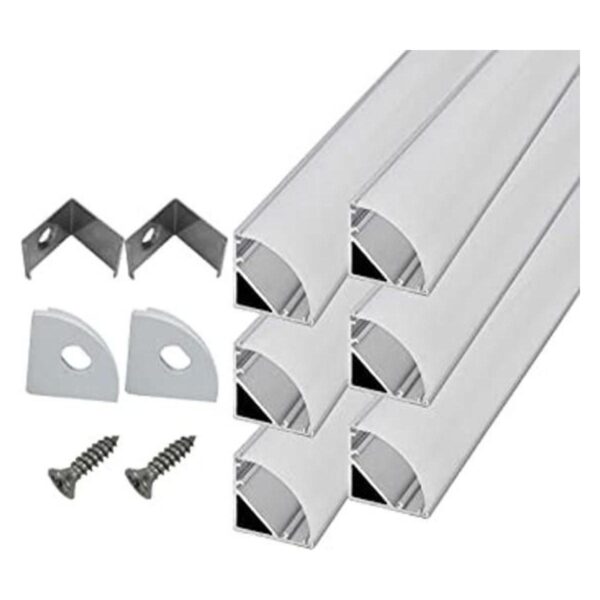 HAMRVL Paquete de 6 sistemas de canal de aluminio LED de_1