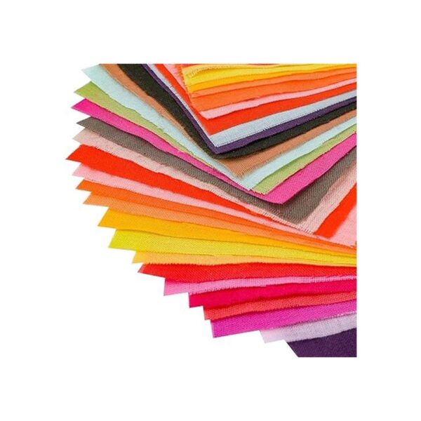 Konsait 100 piezas de tela de algodón multicolor de 4 x 4_3