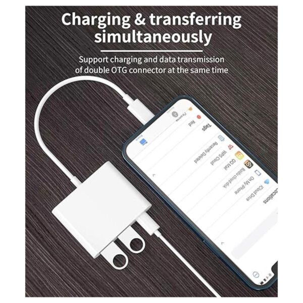 Otg y puerto de carga para Lightning macho a USB A3.0