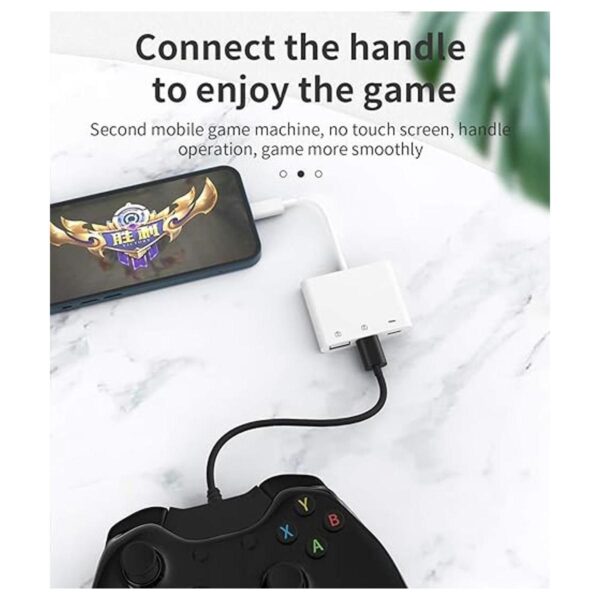 Otg y puerto de carga para Lightning macho a USB A3.0