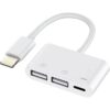 Otg y puerto de carga para Lightning macho a USB A3.0