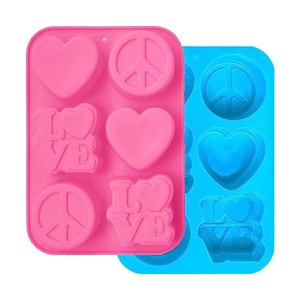 Fine Good Molde de silicona para cupcakes 2 unidades
