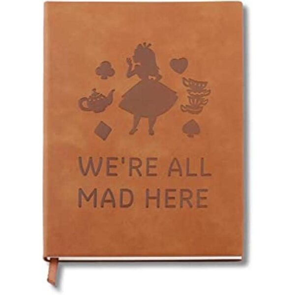 Cuaderno de cuero de Alicia en el país de las maravillas_1