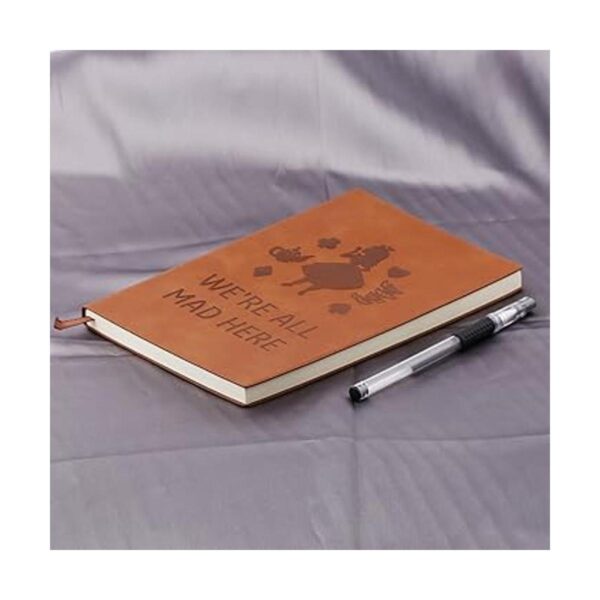 Cuaderno de cuero de Alicia en el país de las maravillas_4