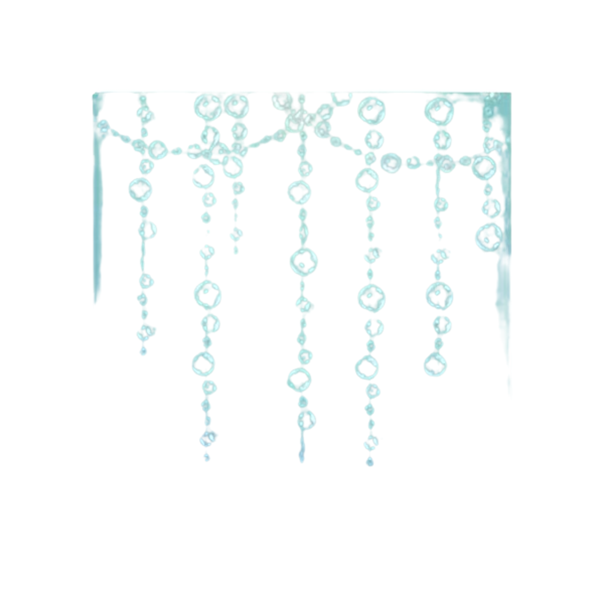 Decor365 Guirnaldas decorativas de burbujas transparentes
