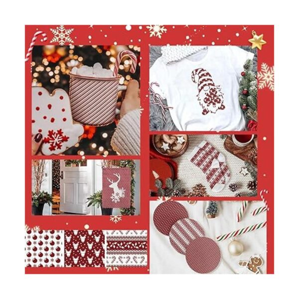 Hojas de tinta de transferencia infusible de Navidad_6