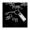 HUIHUIBAO 400 anillos divididos de acero inoxidable 304 de