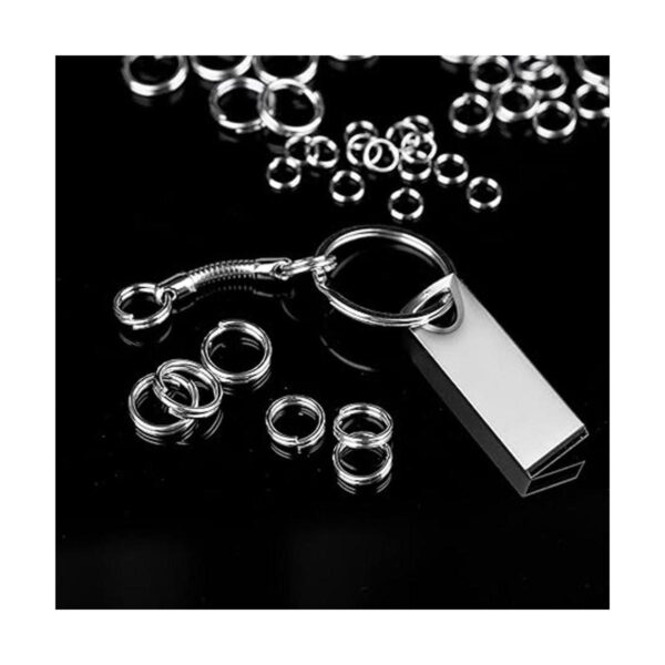 HUIHUIBAO 400 anillos divididos de acero inoxidable 304 de
