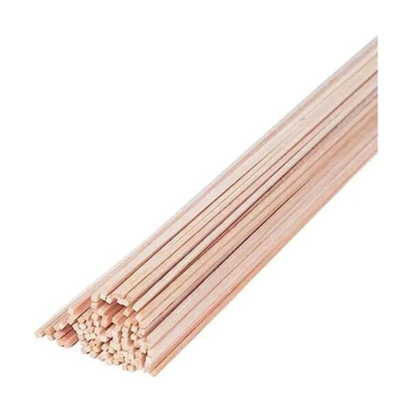 Craftiff Varillas de madera de balsa tiras cuadradas de