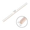 Craftiff Varillas de madera de balsa tiras cuadradas de