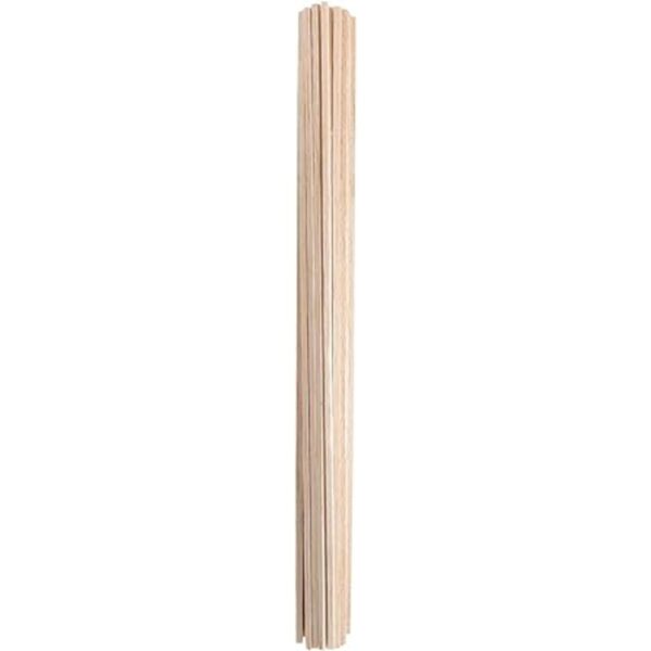 Craftiff Varillas de madera de balsa tiras cuadradas de