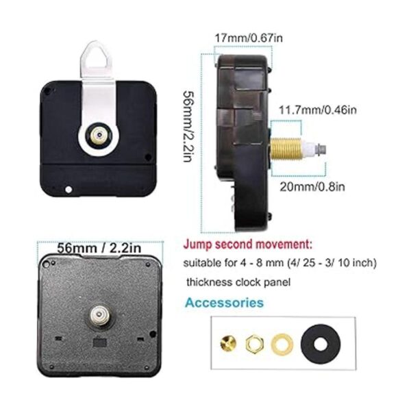 Mecanismo de movimiento de reloj de pared de cuarzo con