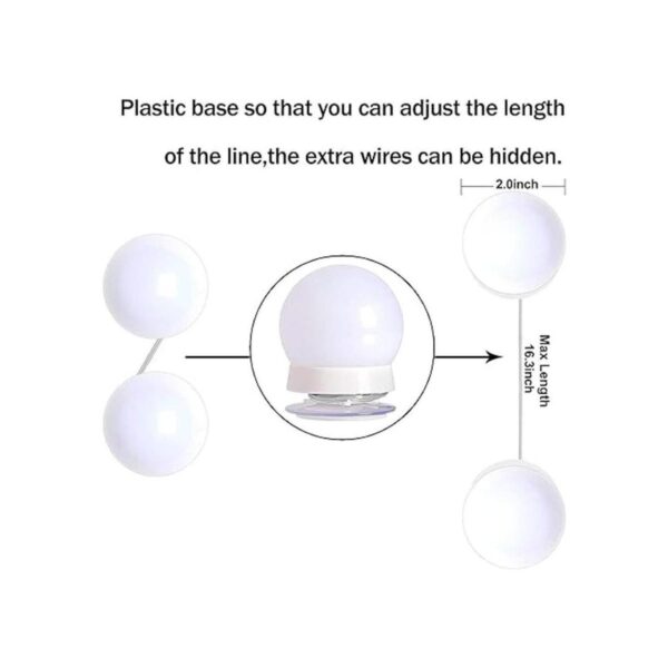 Luces de espejo para tocador de maquillaje iluminación de_2