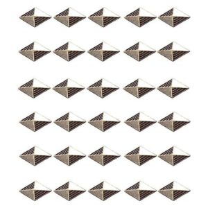 Duolai 30 piezas de forma de diamante simple tallar_1