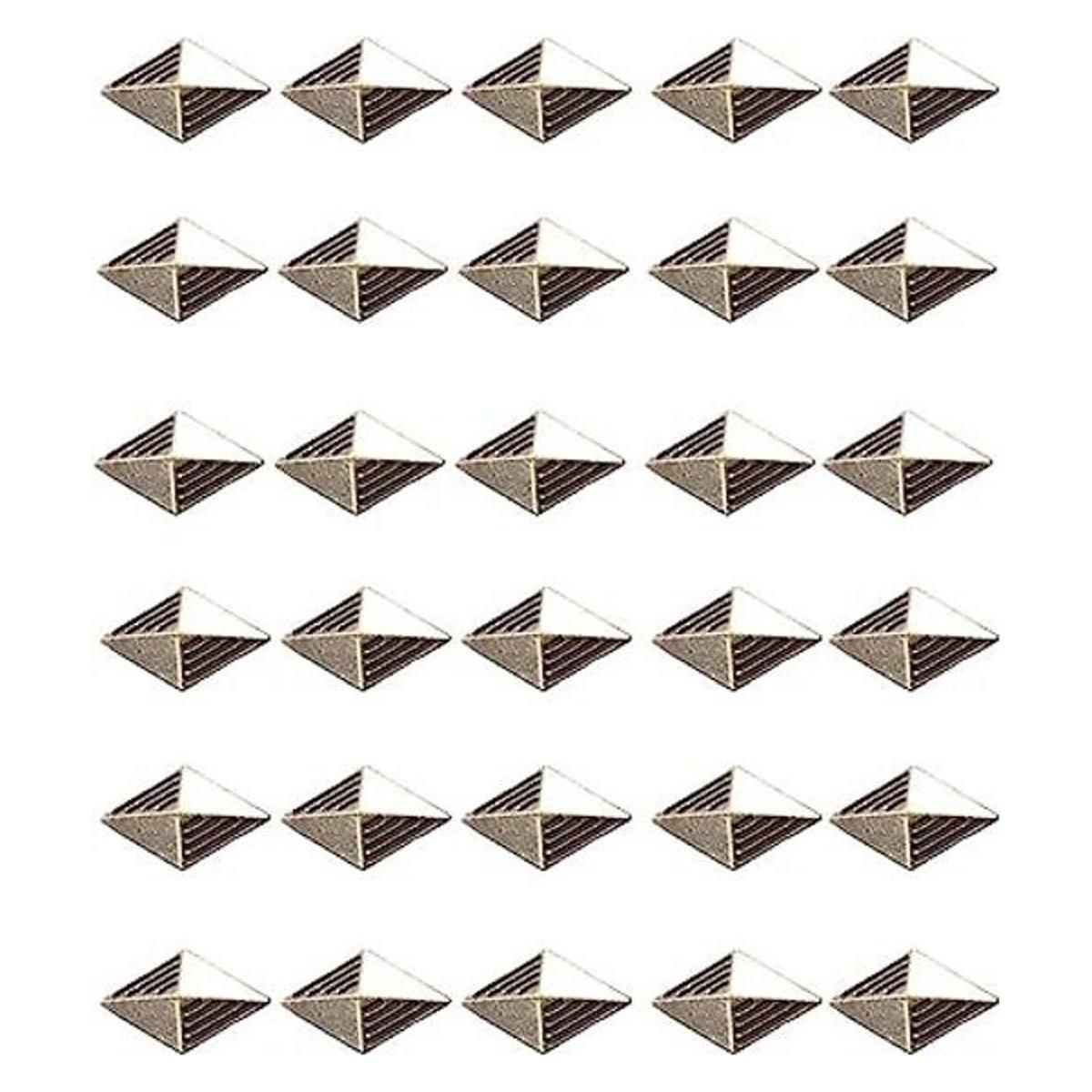Duolai 30 piezas de forma de diamante simple tallar
