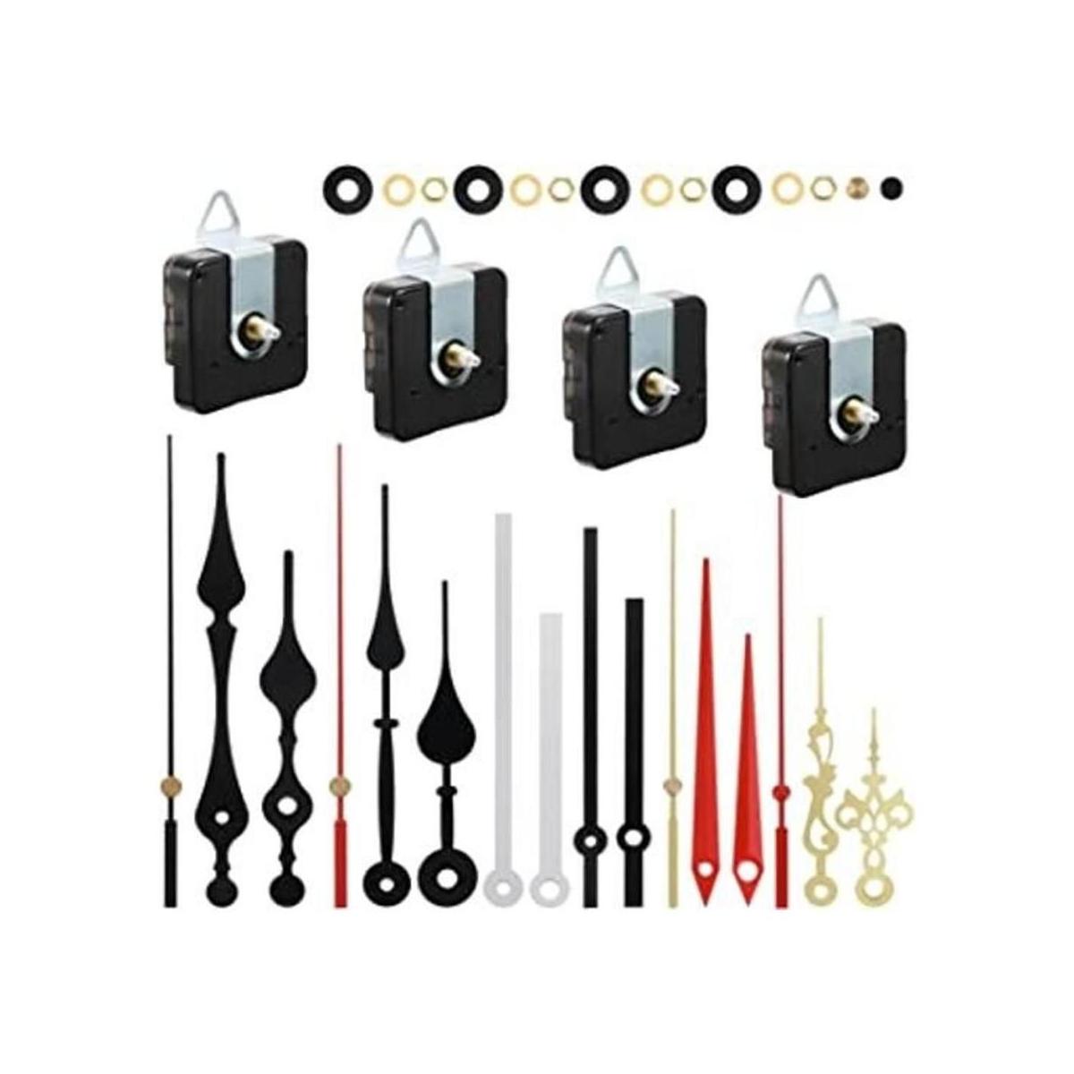 4 piezas de cuarzo DIY reloj de pared mecanismo de