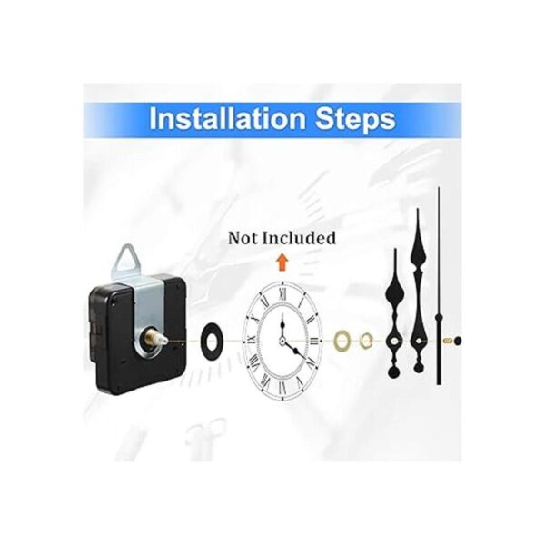 4 piezas de cuarzo DIY reloj de pared mecanismo de