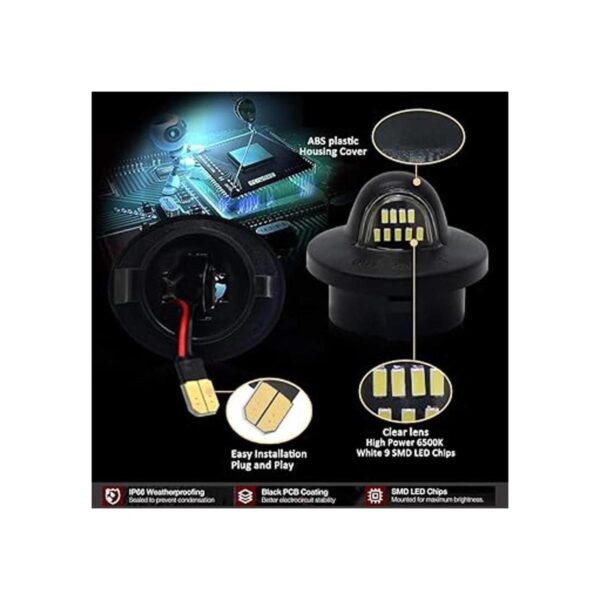 DLumina Conjunto de luces LED para placa de matrícula_5