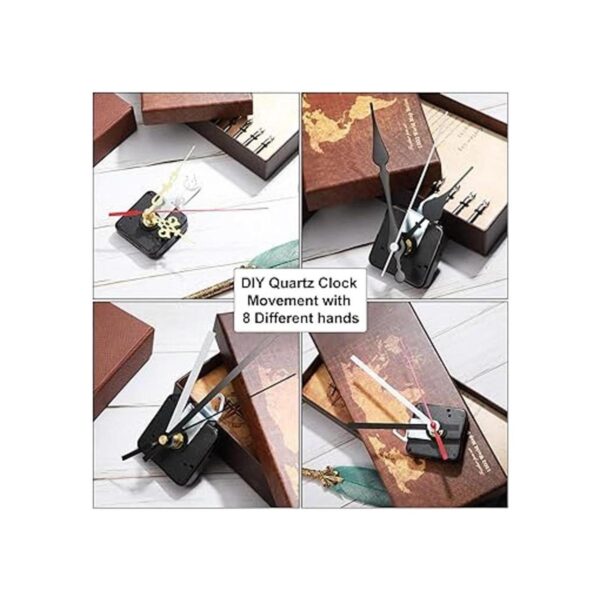 4 piezas de cuarzo DIY reloj de pared mecanismo de