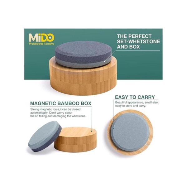 MIDO PROFESSIONAL ABRASIVE Afilador multiusos de doble