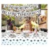 PIXHOTUL Suministros para fiesta de perro Vajilla