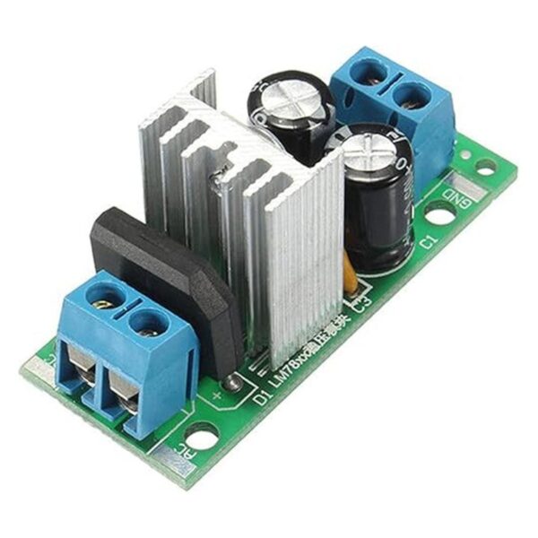 DEVMO 1224V AC o DC a 12V DC L7812 módulo de fuente de_1