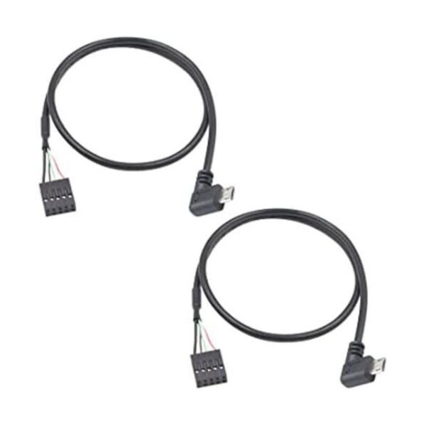 Duttek Cable de cabecera micro USB a placa base cable USB_1