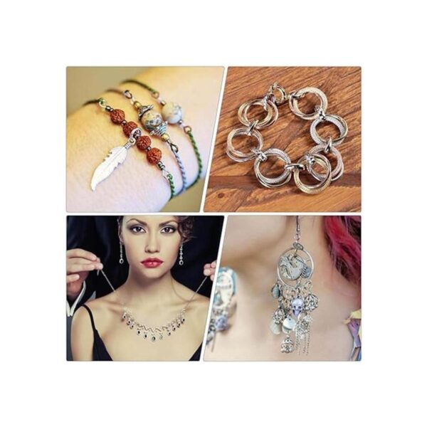 Cridoz Anillos de salto para hacer joyas 2340 piezas de