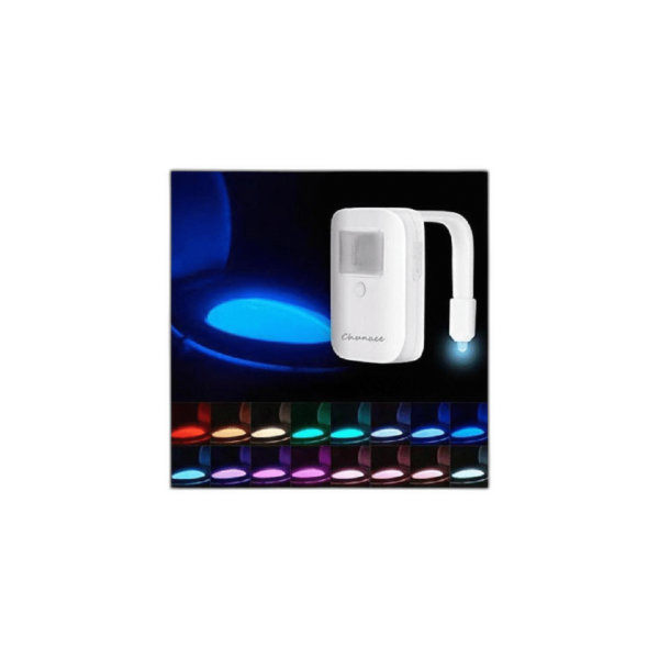 Chunace Luz nocturna recargable para inodoro 16 luces LED_1