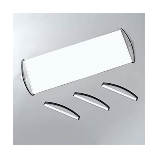 Kit de banderines de vinilo en blanco reutilizable