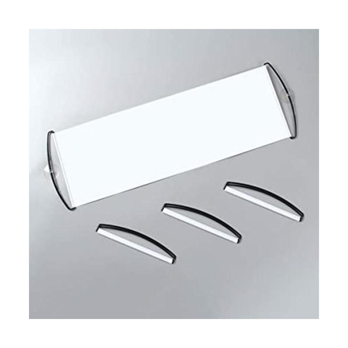 Kit de banderines de vinilo en blanco reutilizable