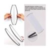Kit de banderines de vinilo en blanco reutilizable